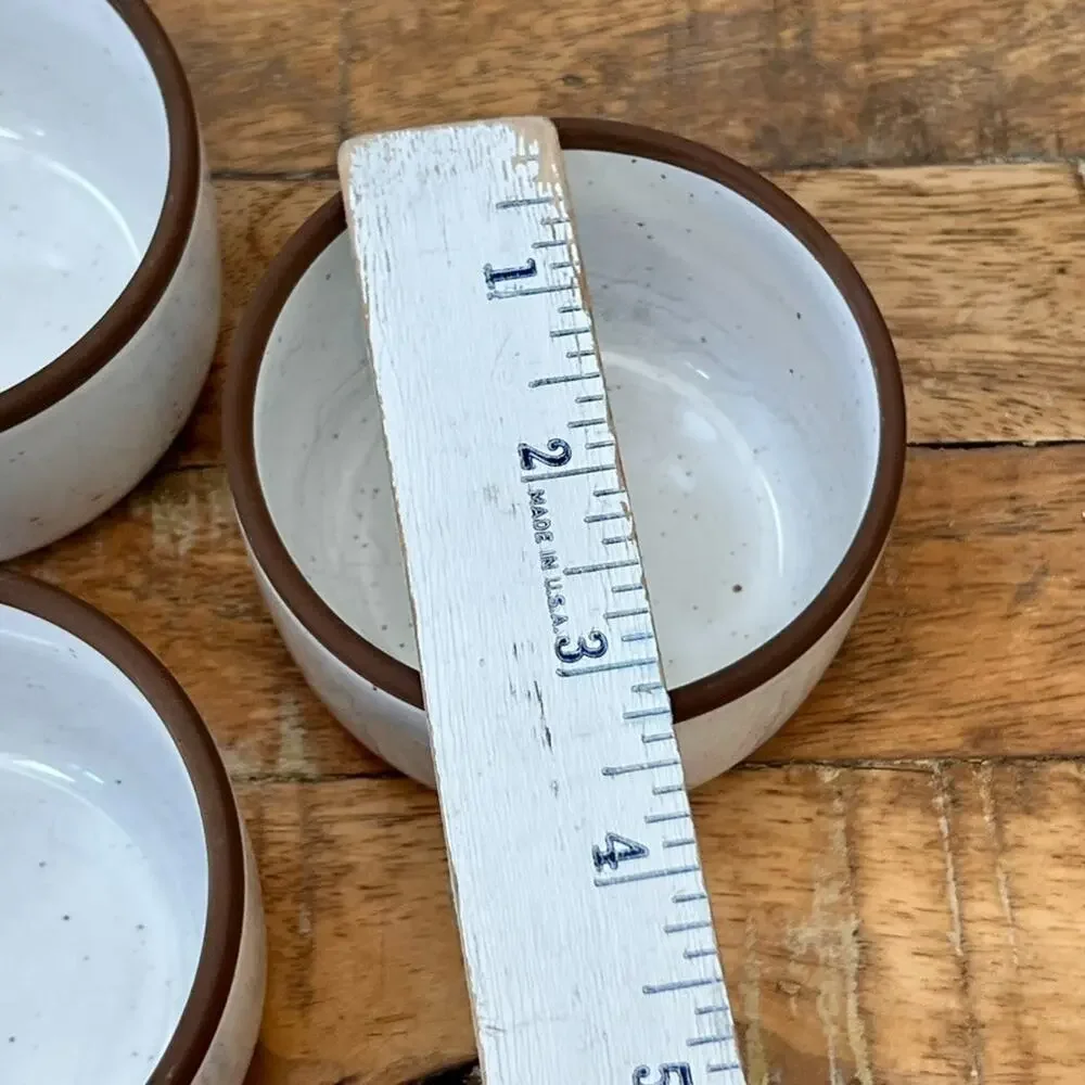Mora Ceramic Ramekin Small Oven Safe Baking Dishes Cups 4oz Set of 3